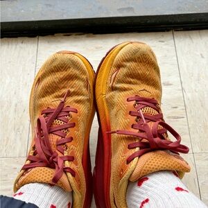 Well Worn Hoka One Clifton Athletic Shoes